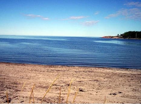 Upptäck Väddö Havsbads magi: idyllisk camping vid Ålands havs glittrande strand och omgivande naturäventyr.